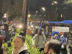В Тбилиси демонстранты вышли на улицу, недовольные итогами выборов