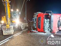 Водитель грузовика, устроивший масштабное ДТП на въезде в Харьков, задержан