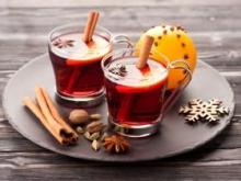 For warming: homemade mulled wine