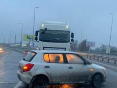 Ice in Kiev caused more than a hundred road accidents per day