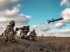 Ukrainian Armed Forces conducted practical exercises using Javelins