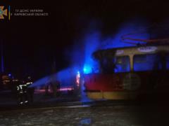 У Харкові під час руху спалахнув трамвай: названо причину