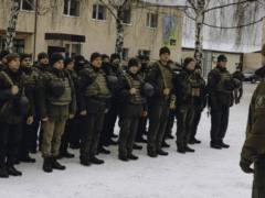 В Харькове встретили вернувшихся из Донбасса гвардейцев
