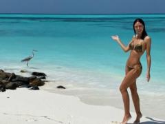 Экс- НЕАНГЕЛ  Виктория в бикини свела с ума безупречной фигурой
