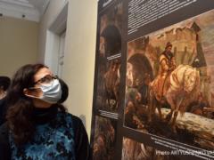 В Киеве презентовали отреставрированное историческое полотно Михаила Панина