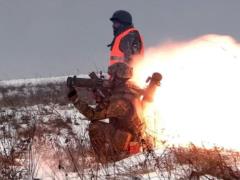 Украинские огнеметчики прошли курс подготовки в районе ООС