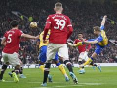 Manchester United missed the victory over the  