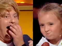 Дочь Юрия Ткача пришла на  Рассмеши комика 