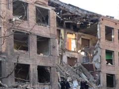 Российские войска разбомбили два общежития под Киевом