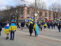 Жители Херсона снова собираются на митинг против оккупантов