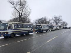 During the evacuation of Izyum residents, the Russians launched an airstrike