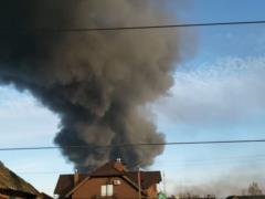 As a result of an airstrike by invaders in Vasilkovo, an ammunition depot is damaged, shells detonate - police