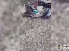 На Запоріжжі російський танк роздавив авто з дитиною