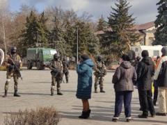 До Скадовська увійшла колона окупантів
