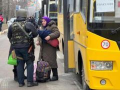 More than 600 residents of Borodyanka and Kicheevo were evacuated to the Zhytomyr region