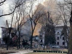 From under the ruins of the theater in Mariupol, half of those who were there have not yet been pulled out -  