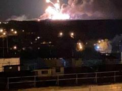 A powerful explosion rocked a military warehouse near Belgorod