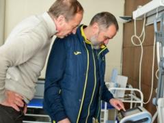A medical and rehabilitation department for people evacuated from the combat zone was opened in the Football House