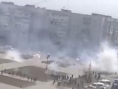 В Енергодарі росіяни стріляниною розігнали мітинг, є поранені