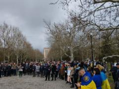 Херсонцы провели уже традиционный митинг против оккупации