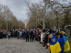 В Херсоне люди снова вышли на митинг