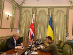 Johnson met with Zelensky in Kyiv