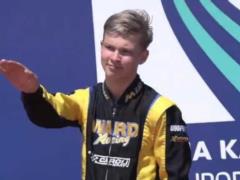  It s the way it is in Italy : Russian racing driver absurdly apologizes for Nazi gesture