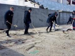 Лівий Берег продовжує будувати стадіон, незважаючи на війну