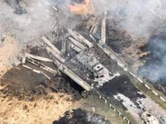 Special operations forces blew up a bridge with enemy equipment heading to Izyum - General Staff of the Armed Forces of Ukraine