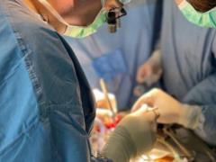 Kiev surgeons removed a bullet from the heart without stopping it