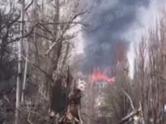 A propagandist from the Russian Federation boasted how the aircraft of the occupiers destroyed residential buildings in Mariupol