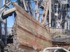 The bridge in Zatoka, damaged by Russian missiles, is open for reverse travel