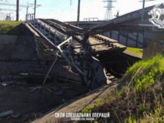 В ВСУ рассказали детали уничтожения железнодорожного моста между Мелитополем и Крымом