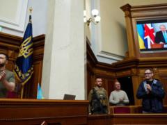 Zelensky addressed the Rada for the first time during the war