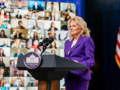 US First Lady visits Ukrainian refugees in Romania