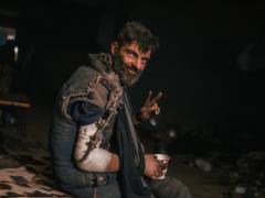 Tired but unbroken: Azov published a photo of wounded soldiers blocked at Azovstal