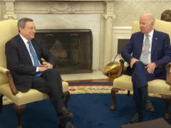 Italian Prime Minister at a meeting with Biden said the need for negotiations to establish peace in Ukraine