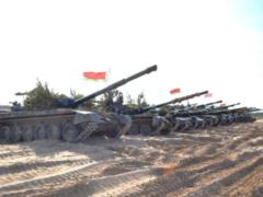 Belarusian troops lead pontoon crossings near the border with Ukraine