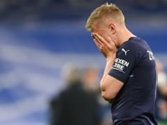 Zinchenko out of stock for the match potential champion match against Aston Villa