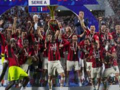 AC Milan won the last game of Serie A and won the title for the first time since 2011