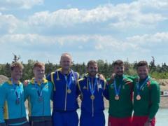 Ukrainian kayakers won  