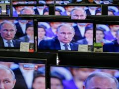 В оккупированном Мариуполе замечены передвижные телевизоры, на которых транслируют пропаганду РФ