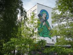 Saint Javelina - Defender of Ukraine: a new mural appeared in Kyiv, which can be painted over because of the scandal