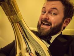 Followed by Zibrovim: Dzidzio vidpoviv on the back about the concert at the  
