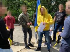 Anthem of Ukraine was sung in the city park in Melitopol