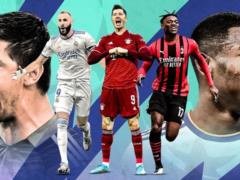 Benzema, Lewandowski and Salah are in the top 5 European leagues for the Goal version this season