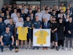 The national team of Ukraine violated to Glasgow for the match from Scotland