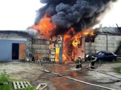 Kharkiv rescuers extinguished 6 fires caused by shelling