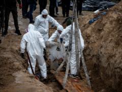 More than 1,300 bodies of civilians killed by Russians have already been exhumed in the Kyiv region