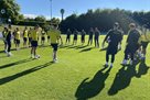 The national team of Ukraine held the first training near the capital of Ireland